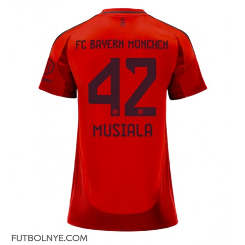 Camiseta Bayern Munich Jamal Musiala #42 Primera Equipación para mujer 2024-25 manga corta